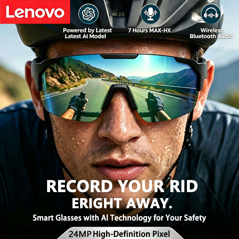Smart Glasses Lens - 레노버 2400W AI 스마트 사이클링 안경